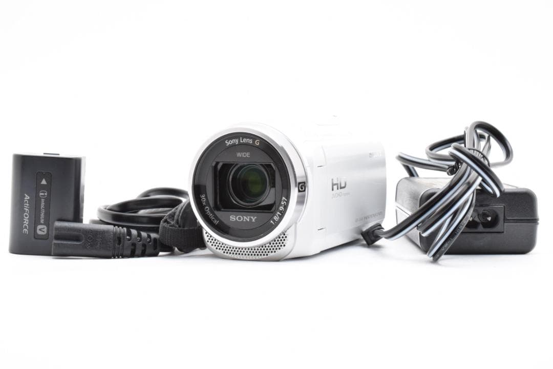 【美品】SONY HDR-CX680 ビデオカメラ ホワイト#2617884