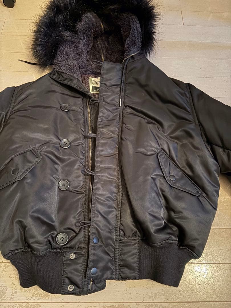 【一点物】【格安セール】MA-1 ファージャケットy2k ファー N-2B