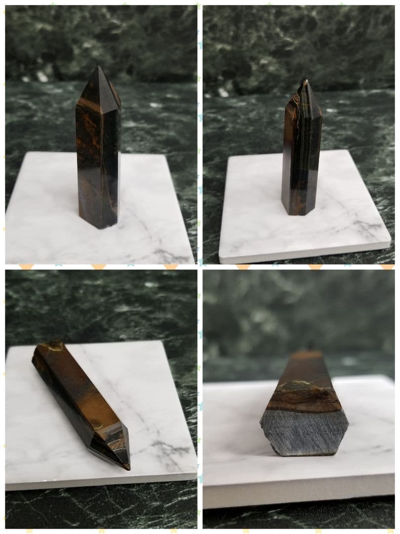 【9点セット】 タイガーアイ 六角柱