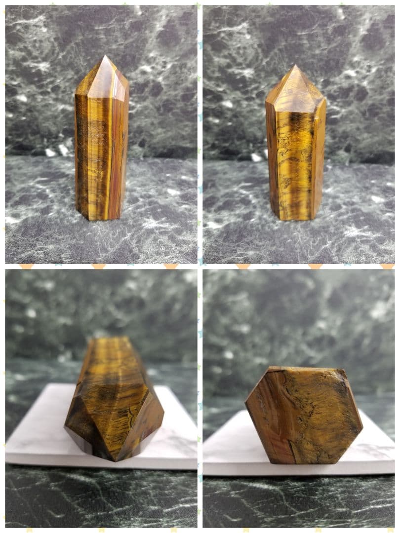 【9点セット】 タイガーアイ 六角柱