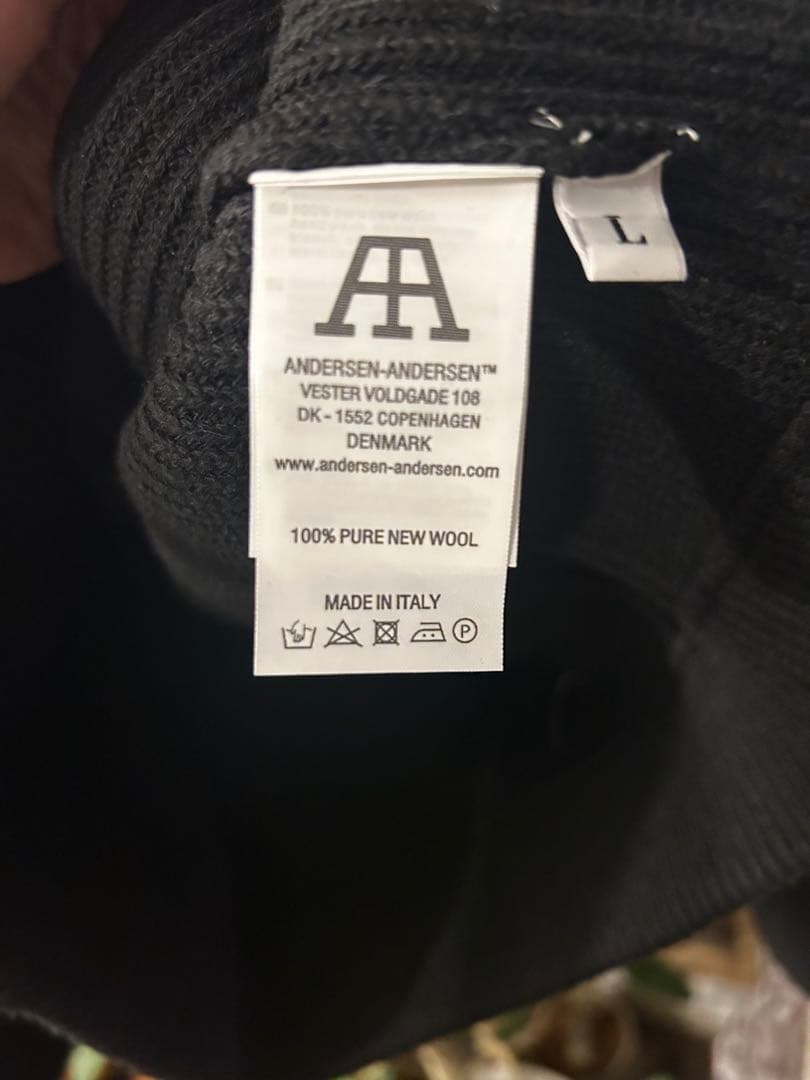 t*4様 ANDERSEN-ANDERSEN カーディガン Lサイズ 黒