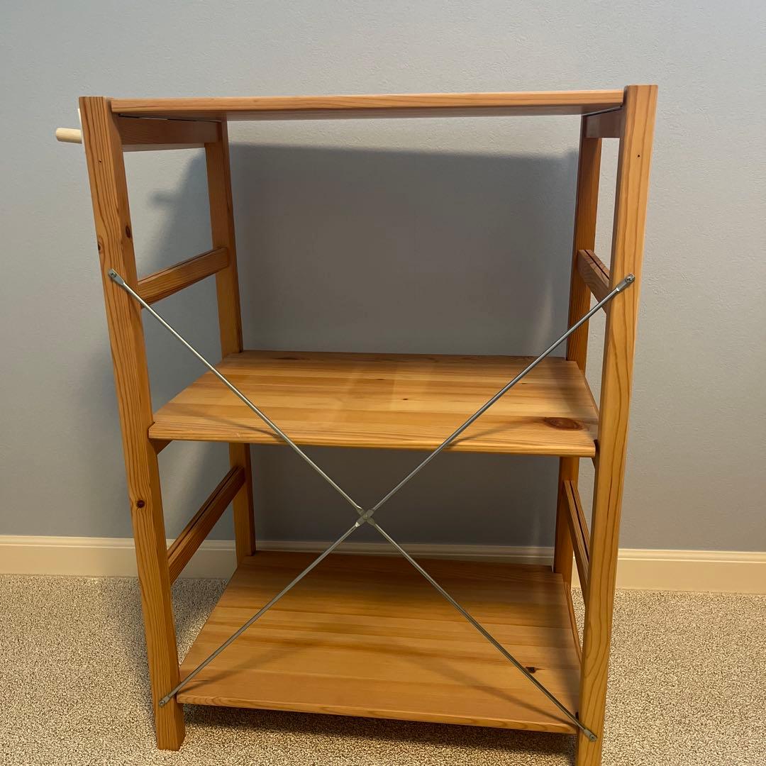 無印良品　木製 2段オープンシェルフ