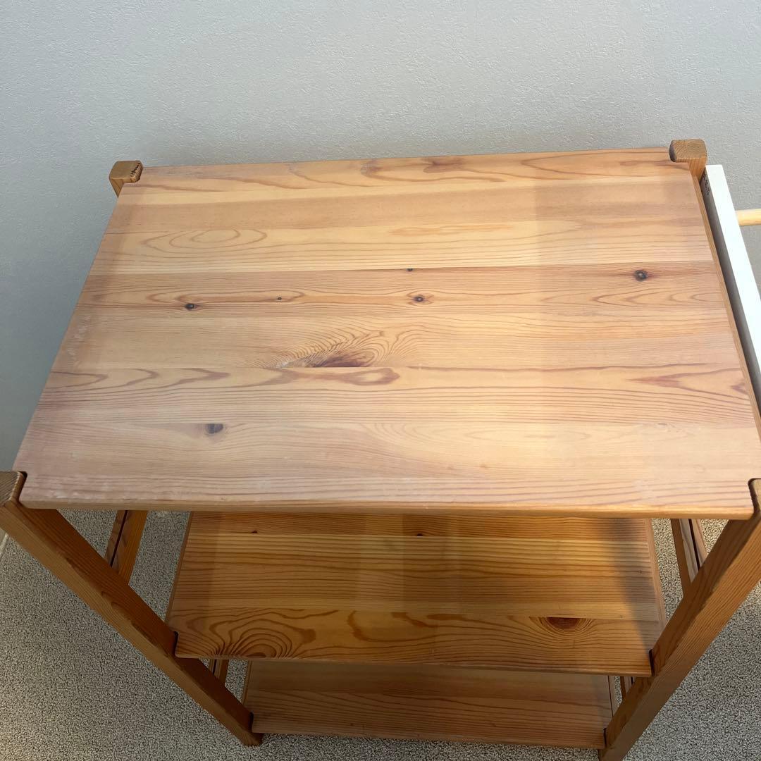 無印良品　木製 2段オープンシェルフ