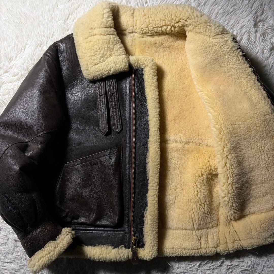 B*E様 【雰囲気抜群】AVIREX フライトジャケット　B-3 大戦モデル　羊