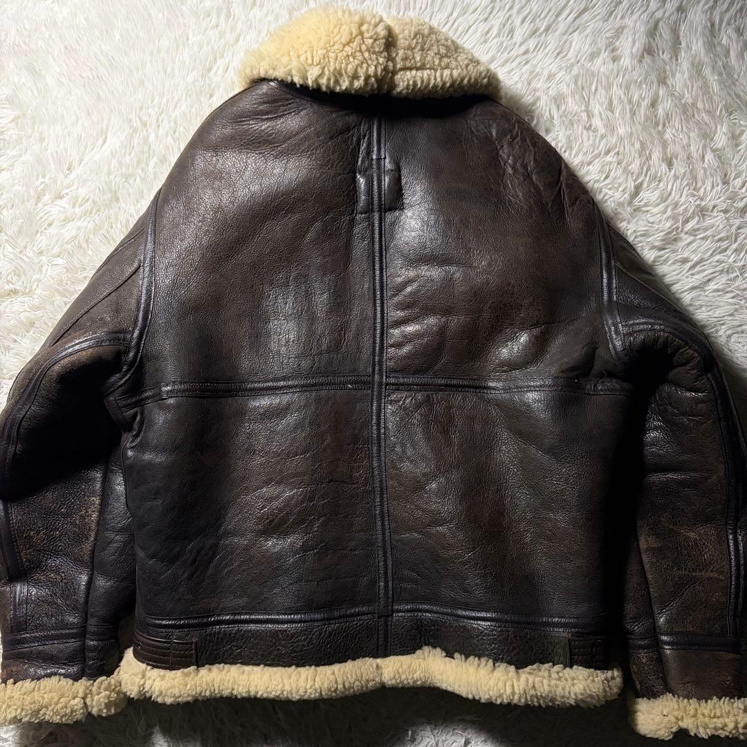 B*E様 【雰囲気抜群】AVIREX フライトジャケット　B-3 大戦モデル　羊