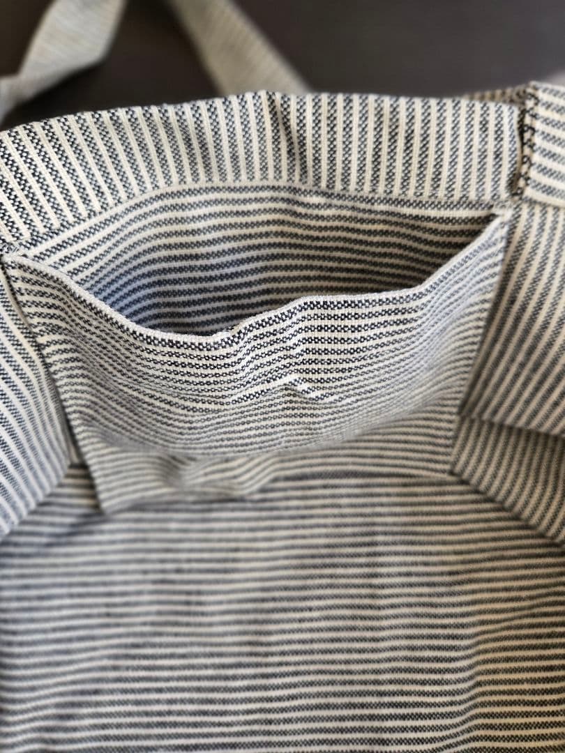 パタゴニア リサイクルマーケットトート FIFS ストライプ ホワイト グレー