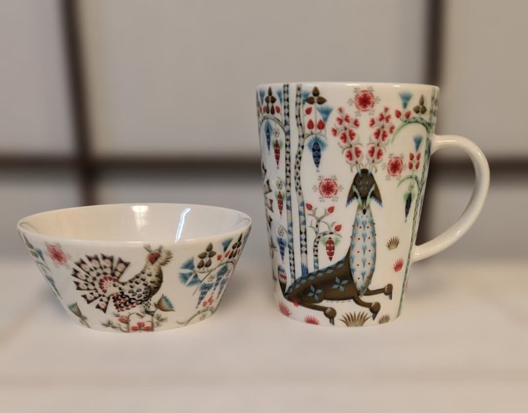  イッタラ タイカ サラダボール大１小２・マグカップ２のセット