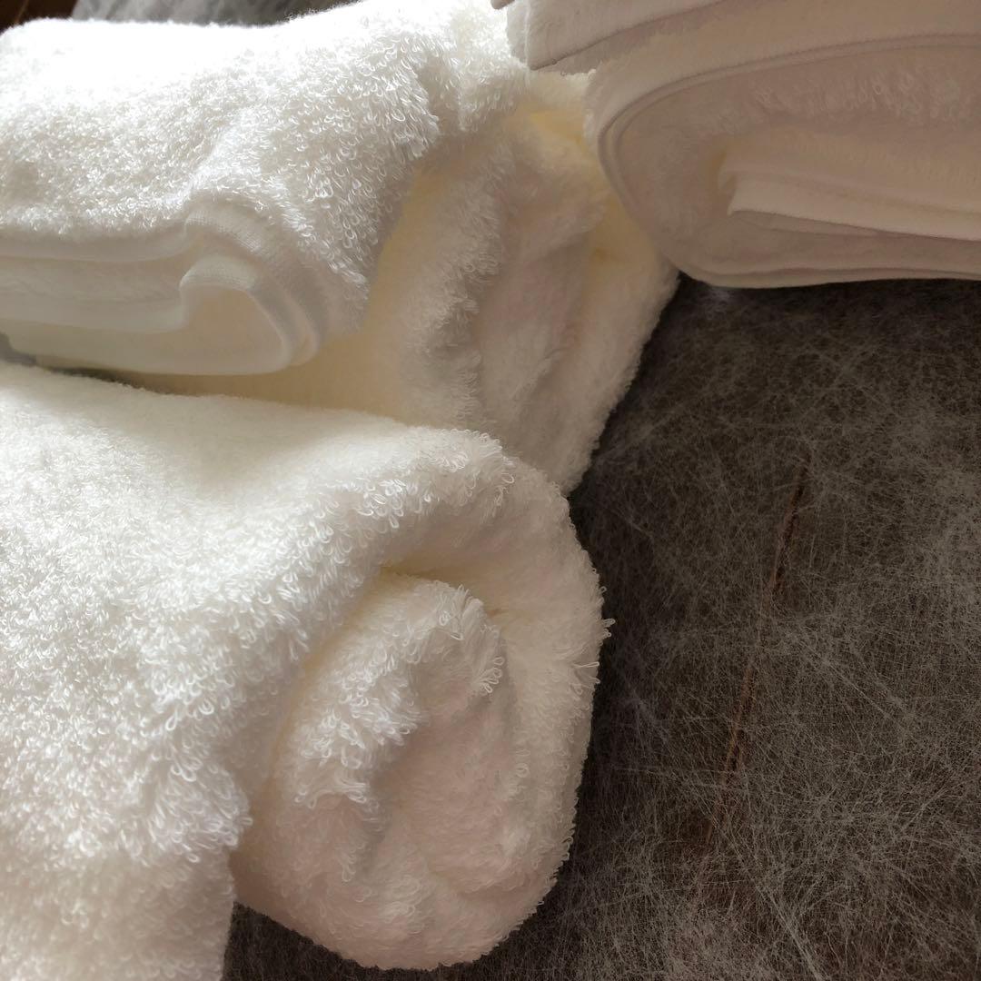 未使用　Wellis フルセット　ナチュラルホワイト　ふわふわなタオルセット