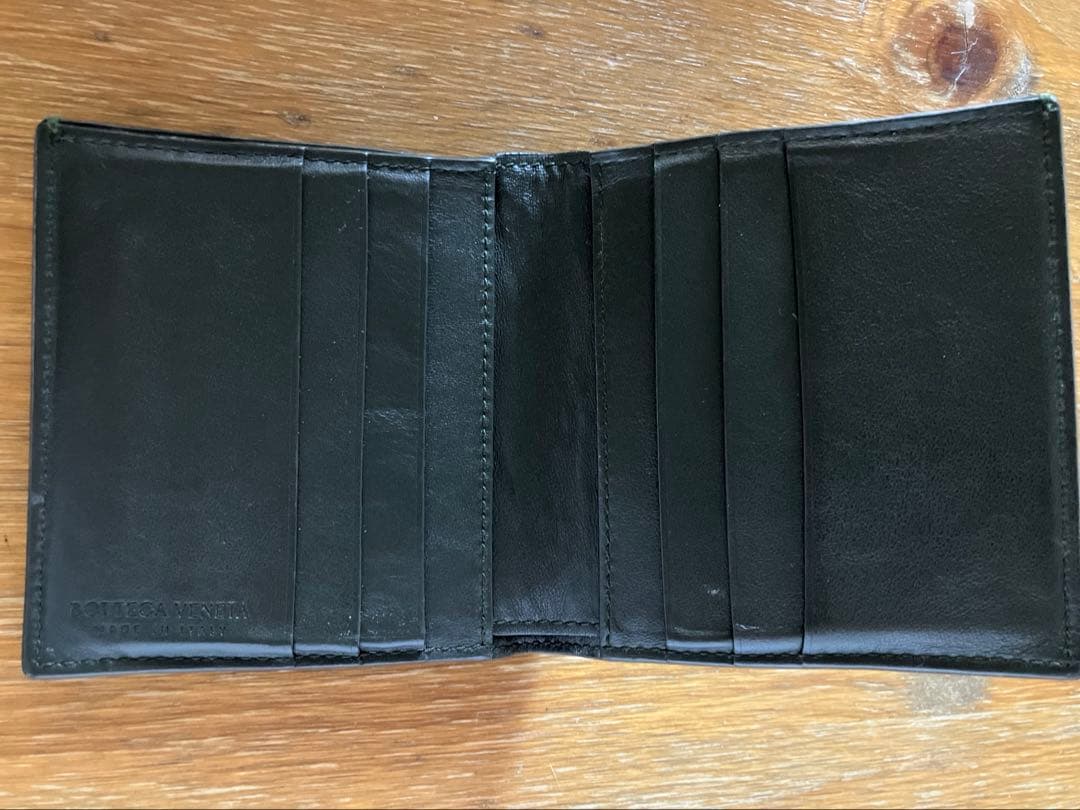 BOTTEGA VENETA 二つ折り財布 モスグリーン
