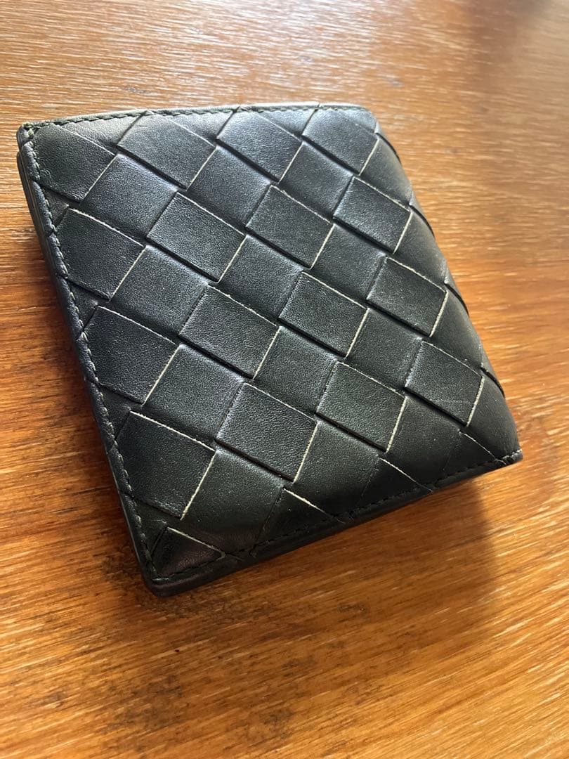 BOTTEGA VENETA 二つ折り財布 モスグリーン