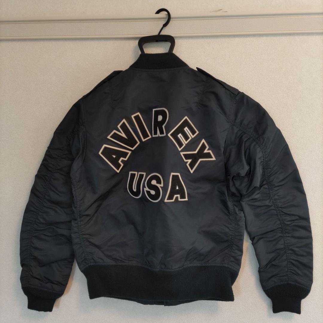 AVIREX USAロゴ リバーシブル MA1 フライトジャケット