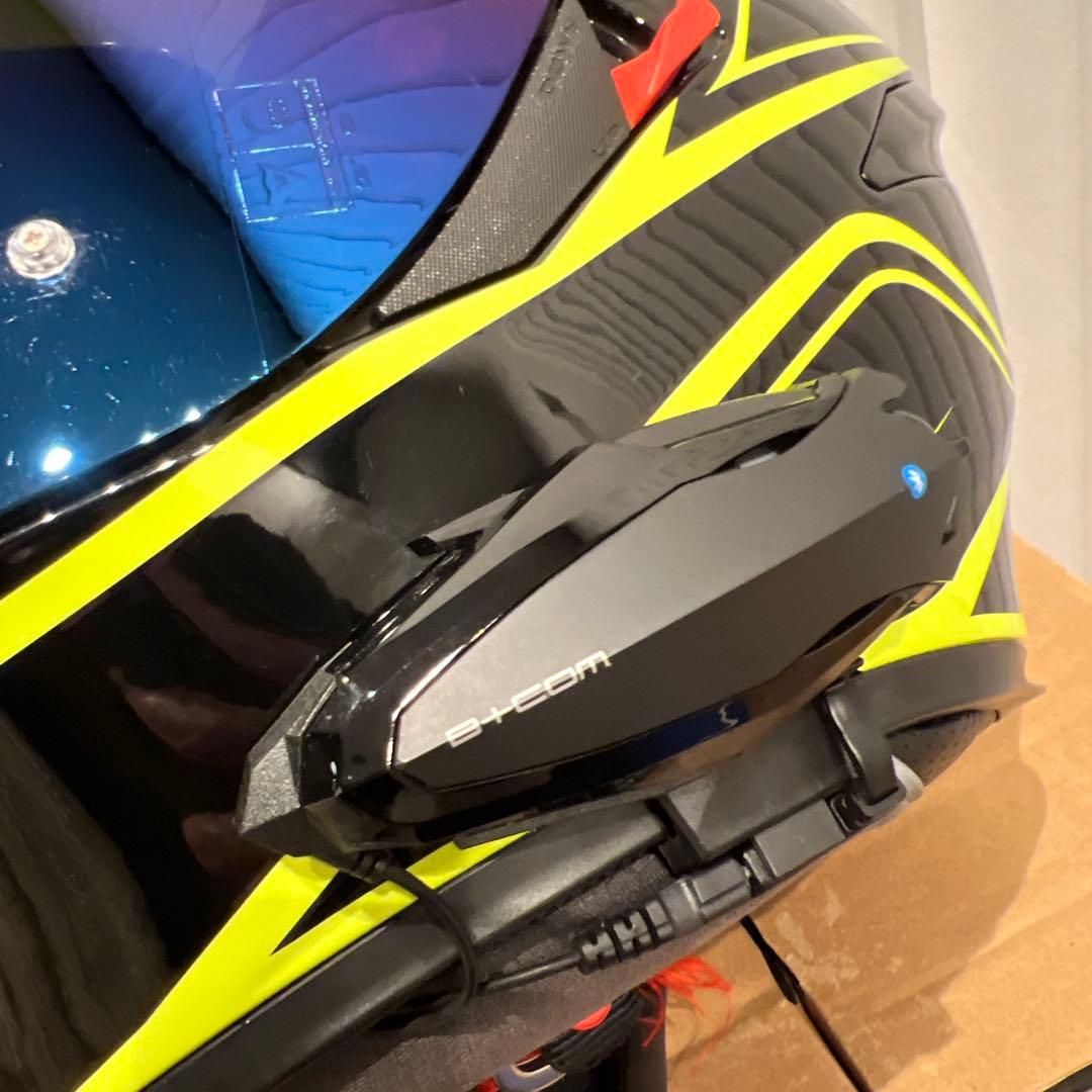 【きみきみ】AGV K-5 フルフェイスヘルメット ブラック/イエロー