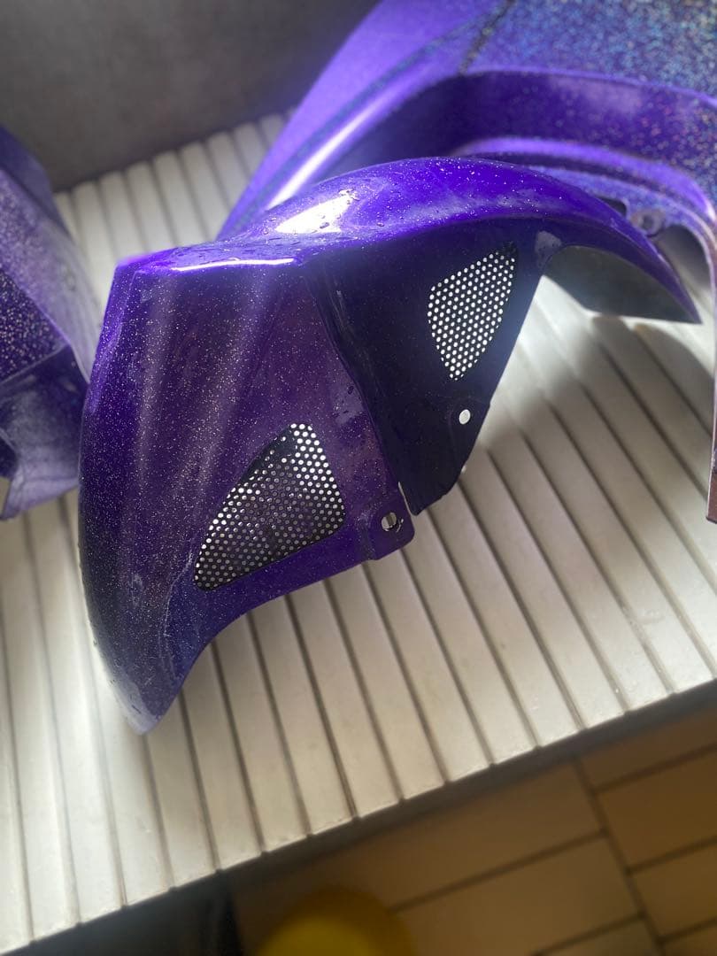 バイク カウル フェアリングセット 紫 マジェスティー250エアロ4点