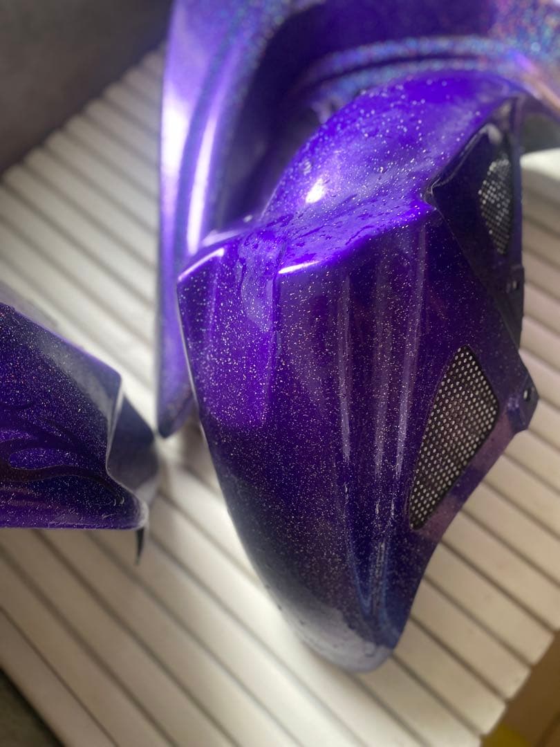 バイク カウル フェアリングセット 紫 マジェスティー250エアロ4点