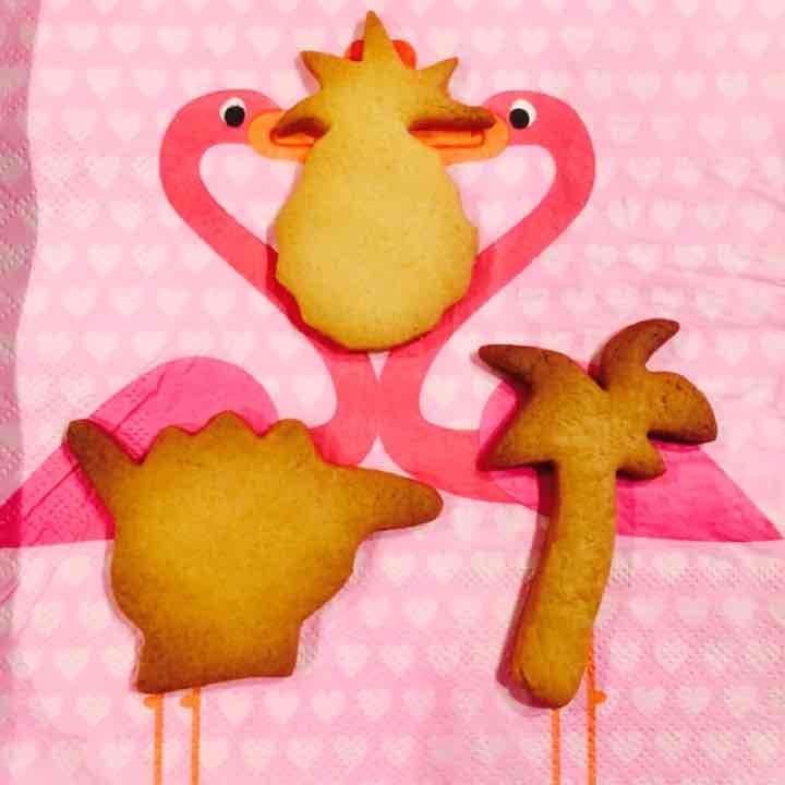 珍しいクッキー型 さかな フラミンゴ アロハ