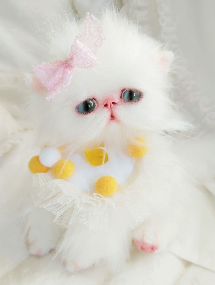 まなあきちゃん御予約❤️生後3ヶ月♡天使みたいな♡子猫ちゃん♡アートドール♡