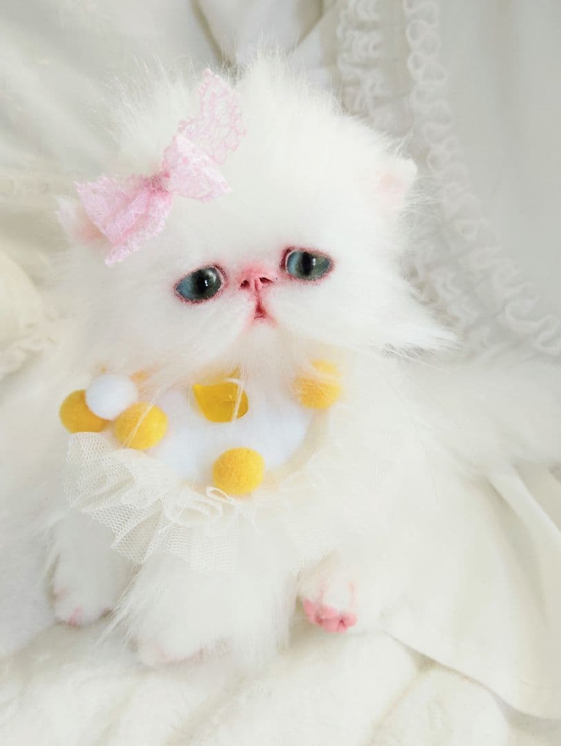 まなあきちゃん御予約❤️生後3ヶ月♡天使みたいな♡子猫ちゃん♡アートドール♡