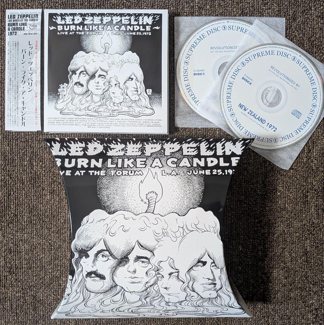 レッド・ツェッペリン:バーン・ライク・ア・キャンドル✳️7CD＆Tシャツ