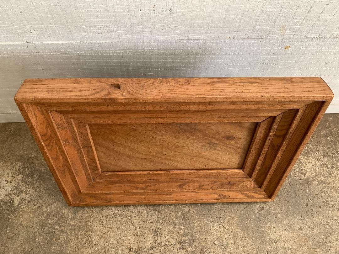 アメリカ ビンテージ オーク 楢 無垢材 フォトフレーム　 写真立て 額　USA