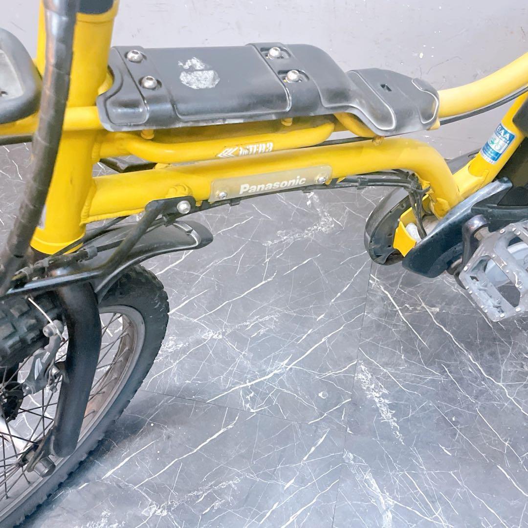 【786】電動自転車 ミニベロ パナソニック INTER3 イエロー系