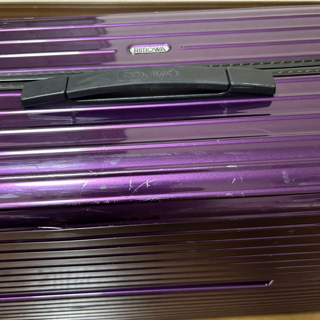 ぼ*ゅ様 リモワ　rimowa サルサエアー　82L 4輪　ウルトラバイオレット