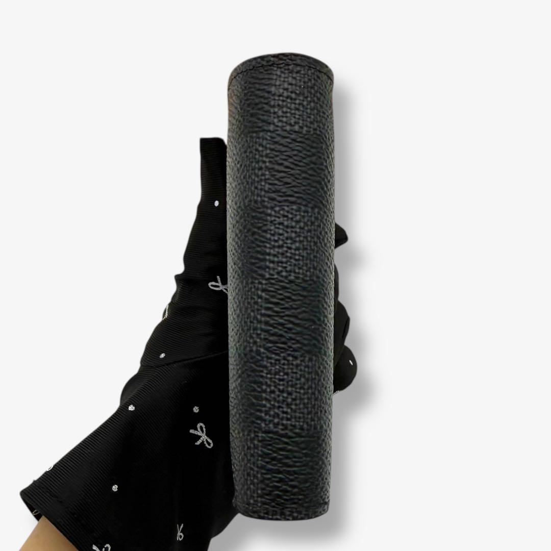 【美品】ルイヴィトン 二つ折り財布　ダミエグラフィット ポルトフォイユ　マルコ