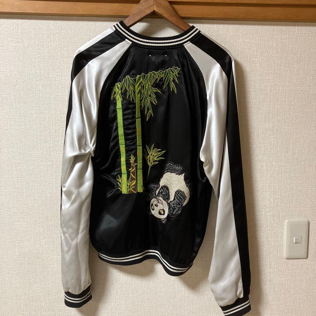 海*主様 HUMAN MADE MINE DENIMコラボ　パンダ刺繍 スカジャ