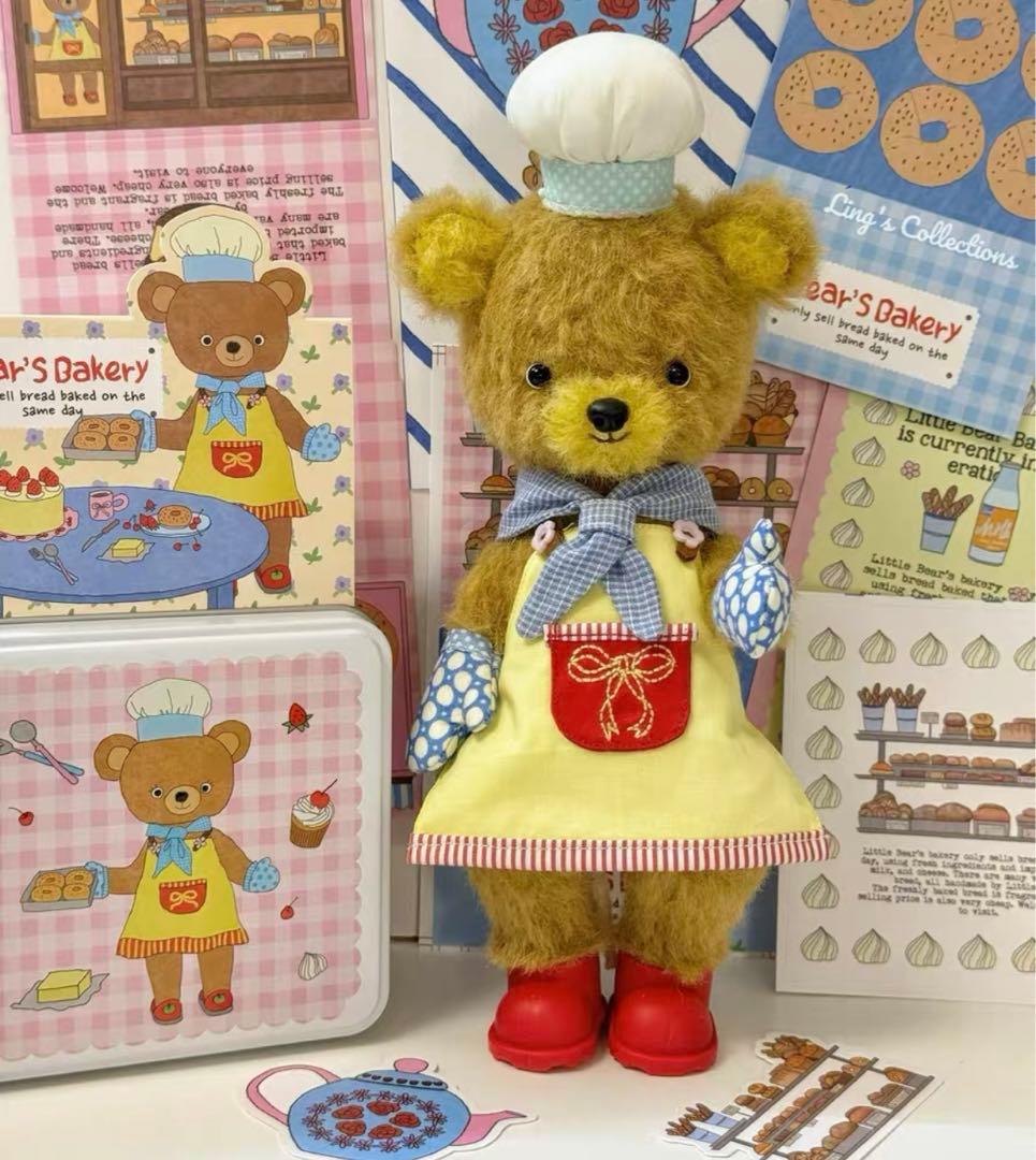 ドーナツベア テディベア くま アーティストベア　海外作家様 ハンドメイド