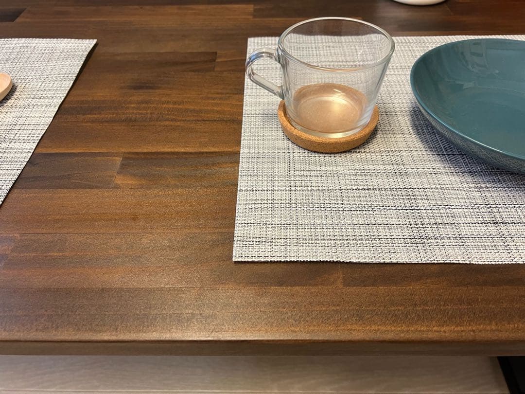 【送料無料】 ローテーブル 長方形 120cm 70cm パイン こげ茶 ロ型脚