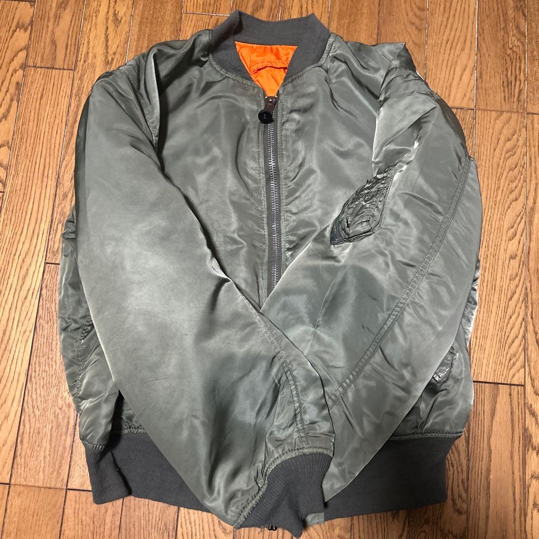 90年代 カーキ MA-1 フライトジャケット