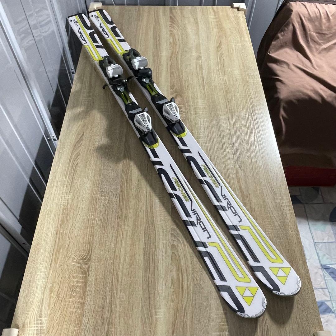 FISCHERスキーセット168cm HEADブーツ26cmストック付初中級者向