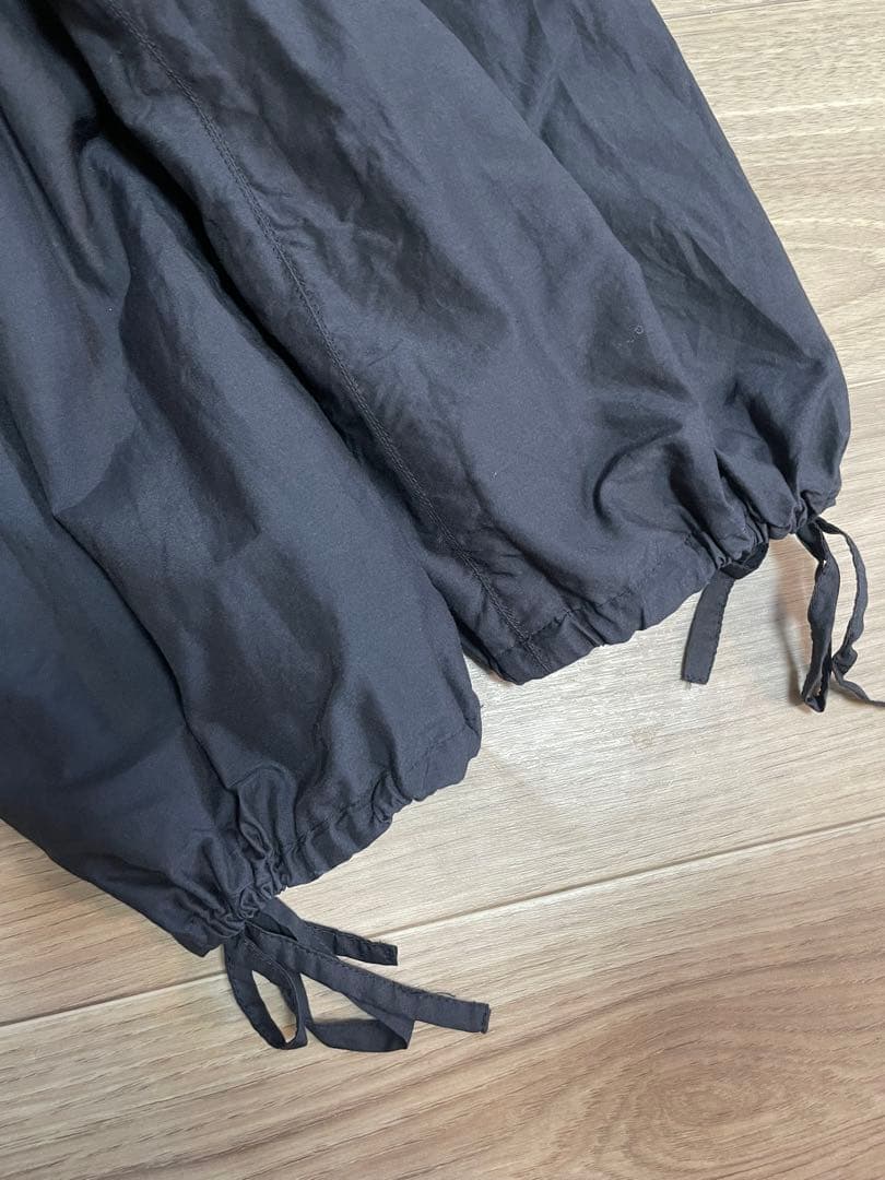 crinkle crinkle crinkle silk オールインワン　黒