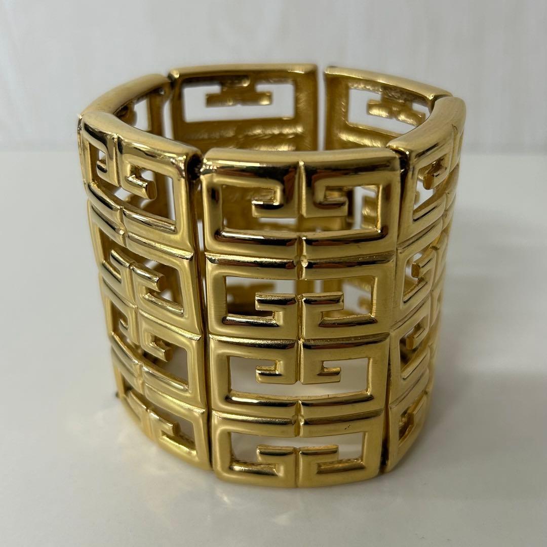ジバンシー バングル ブレスレット ワイド 幅広 ヴィンテージ