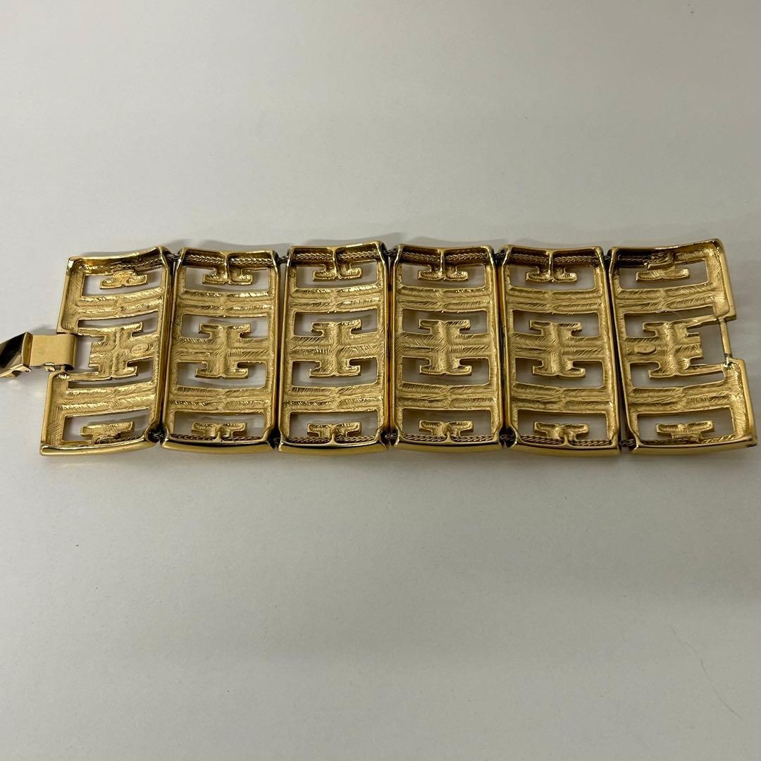 ジバンシー バングル ブレスレット ワイド 幅広 ヴィンテージ