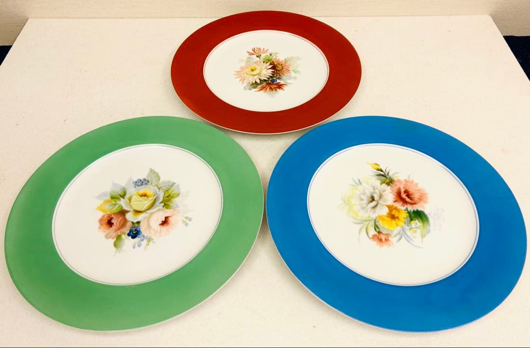 [シシ] ノリタケ　絵皿3枚