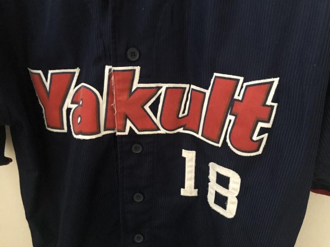 東京ヤクルトスワローズ #18 藤井秀悟 レプリカユニフォーム ビジター F