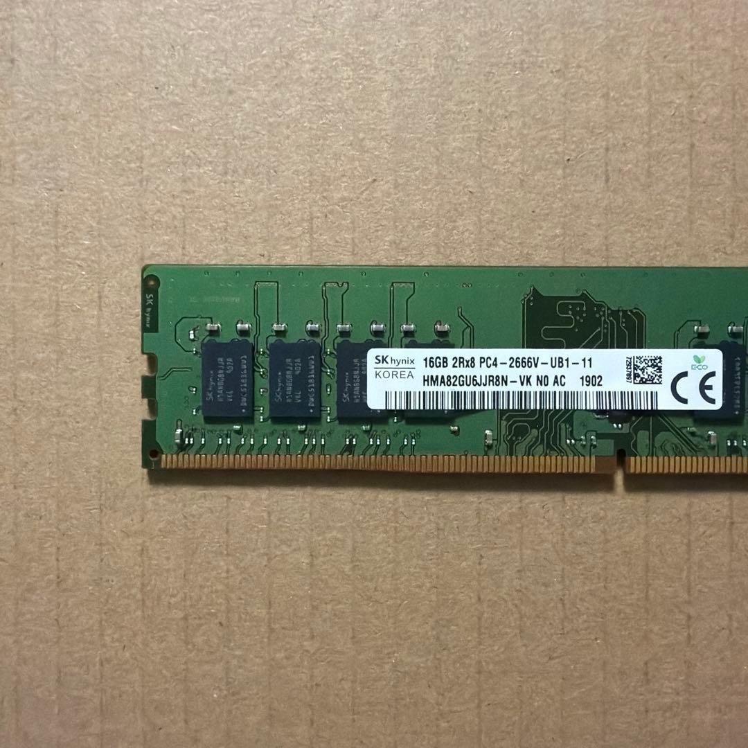 [19] デスクトップ PC メモリ16GB DDR4 2666