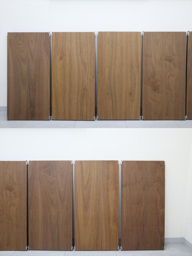 MUJI ステンレスユニットシェルフ ウォールナット 大 5段 ワードローブ