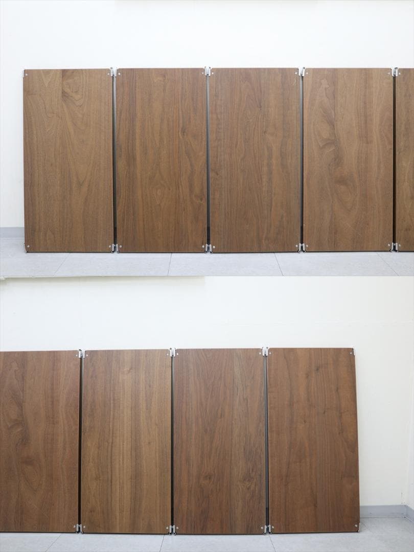 MUJI ステンレスユニットシェルフ ウォールナット 大 5段 ワードローブ