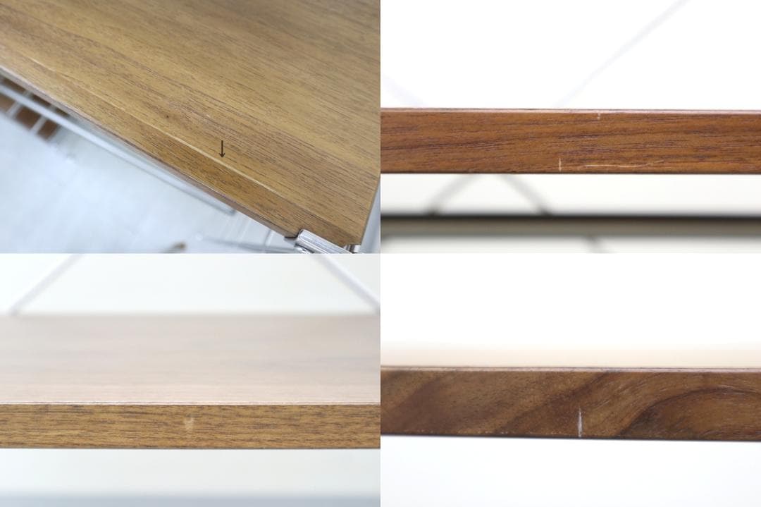 MUJI ステンレスユニットシェルフ ウォールナット 大 5段 ワードローブ