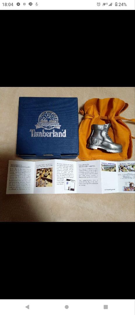 Timberland　ティンバーランド　ブーツ置物　レトロ　アンティーク