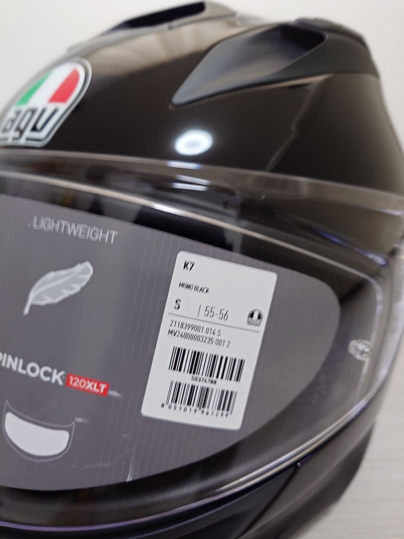 AGV K7 ブラック　ヘルメット