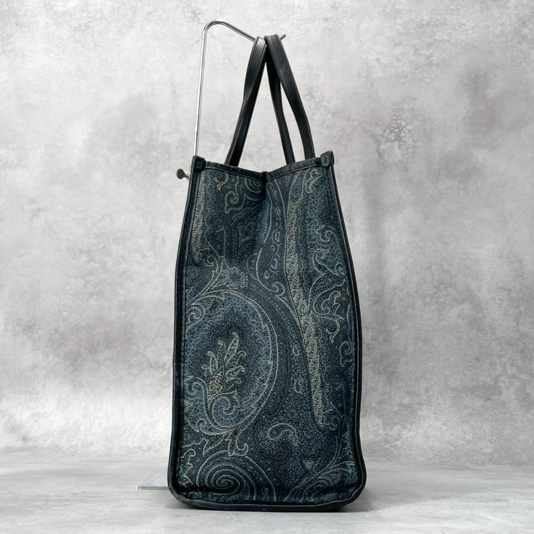 超美品 ETRO エトロ ペイズリー　犬　ダルメシアン トートバッグ