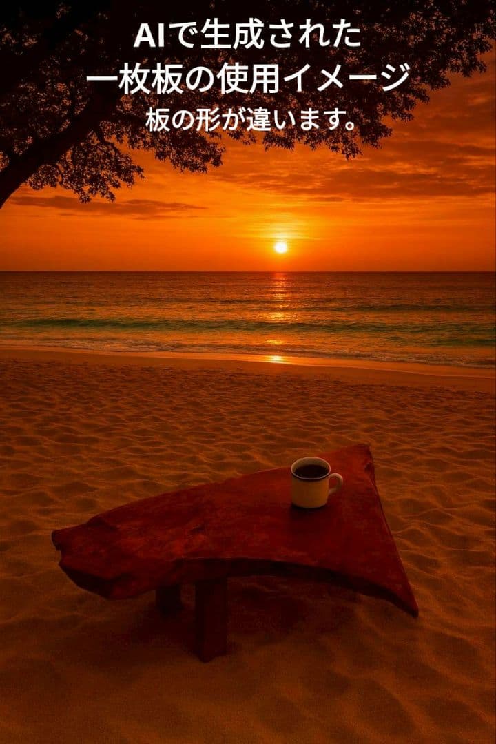 天然鹿児島スギ一枚板／天板／研磨＋ニス塗り済／軽量約７kg／テーブル／DIY