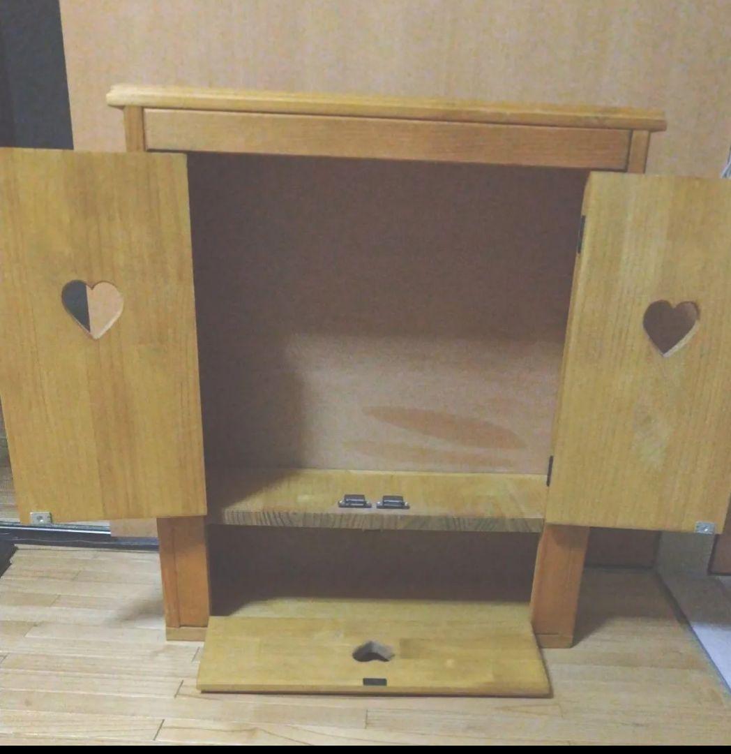 カントリーハート　アメリカンカントリー　トールペイント　木製キャビネット