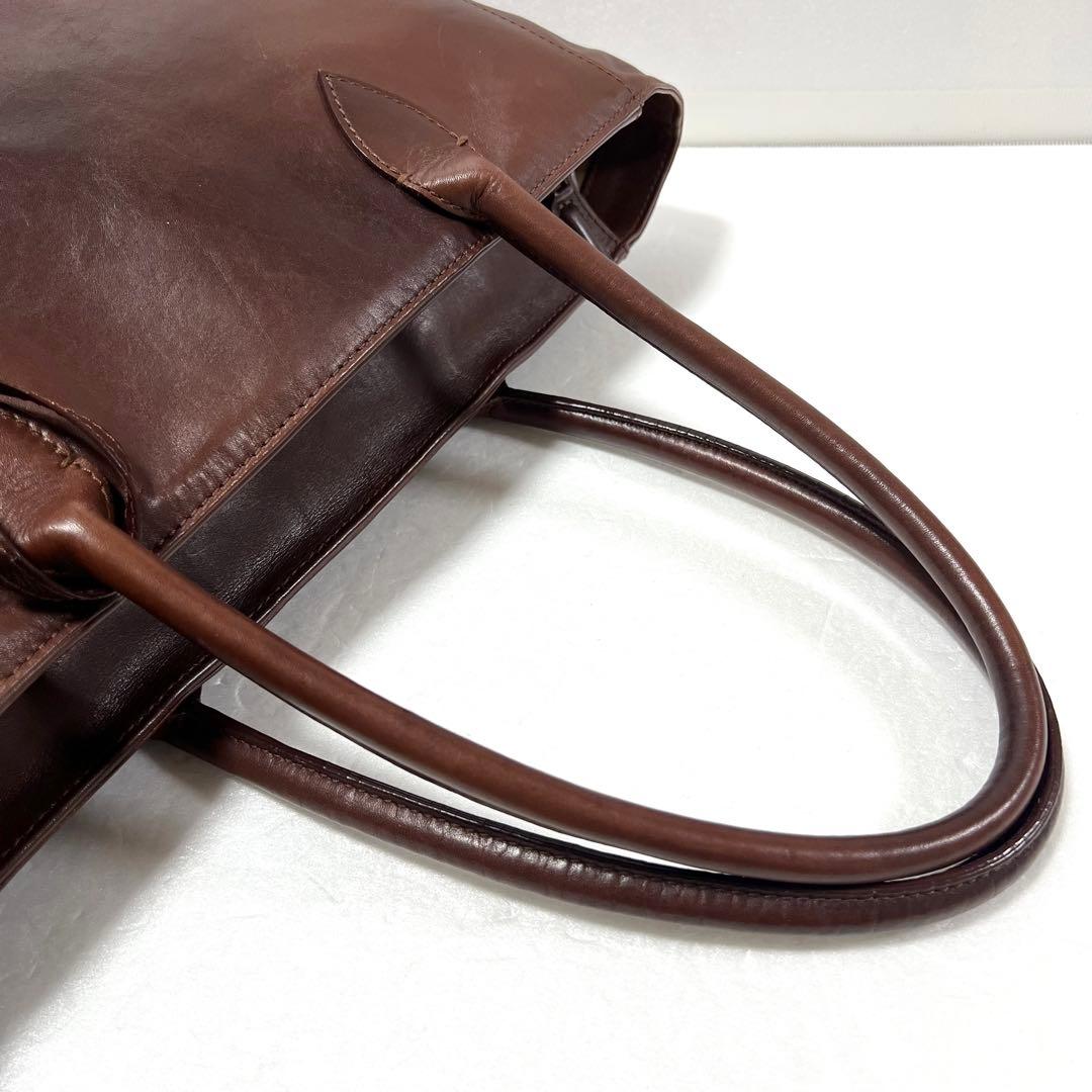 【良品】MOTHERHOUSE マザーハウス アンティーク キャリア トート