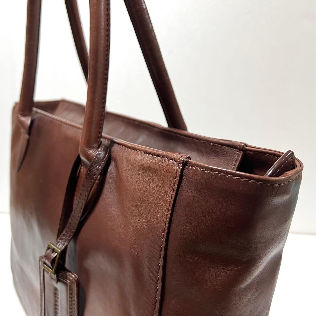 【良品】MOTHERHOUSE マザーハウス アンティーク キャリア トート