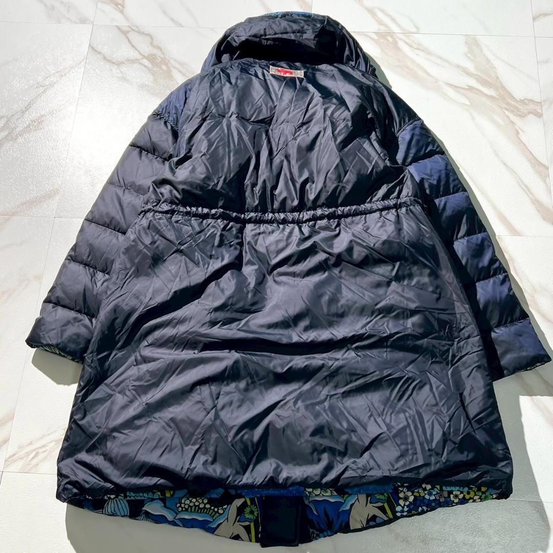 OLLEBOREBLA アルベロベロ リバーシブル ダウン コート ぶたさん 花