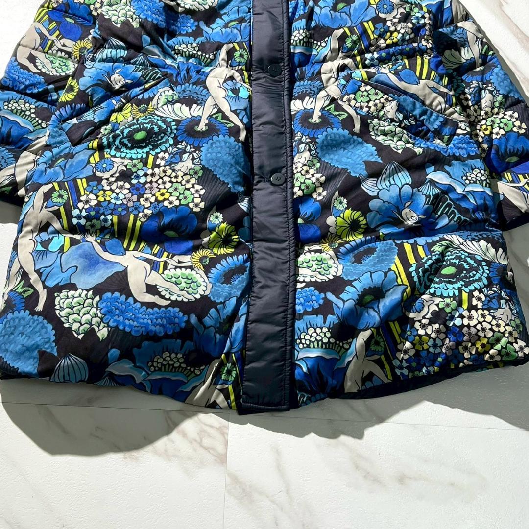 OLLEBOREBLA アルベロベロ リバーシブル ダウン コート ぶたさん 花