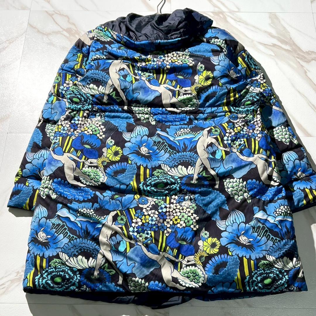 OLLEBOREBLA アルベロベロ リバーシブル ダウン コート ぶたさん 花